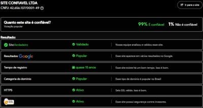 Site verificado e verdadeiro:best777com